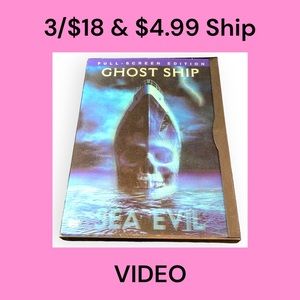 Ghost Ship DVD 📀